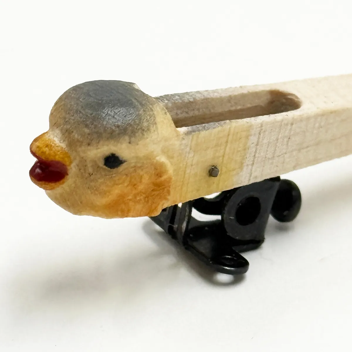 Cuckoo Bird For Mechanical Cuckoo Clock (Natural Wood) 95mm (Long Tail) image