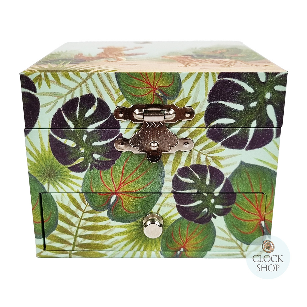 Cheetah Musical Jewellery Box - Sleeping Beauty (Scratched Mirror) image