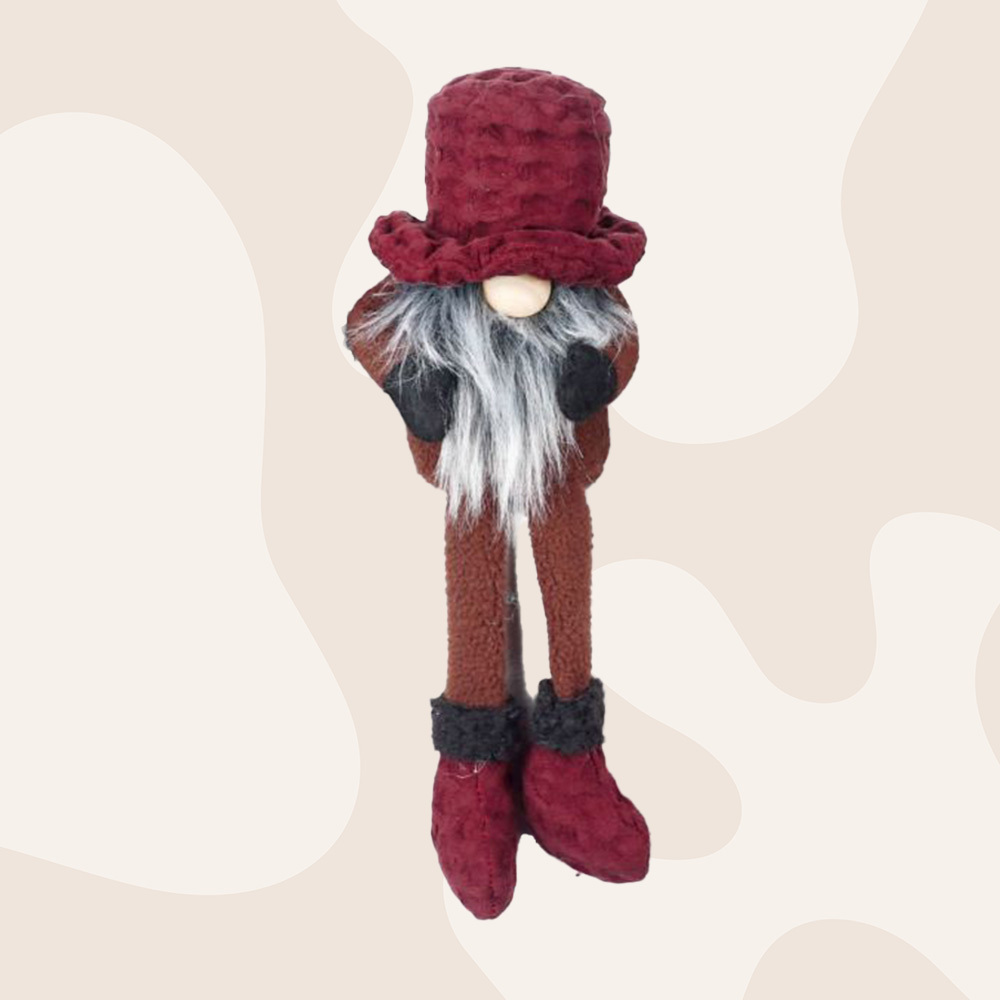 The Merrymakers | 27cm Felt Gnome In Oversized Hat | Assorted Colours image