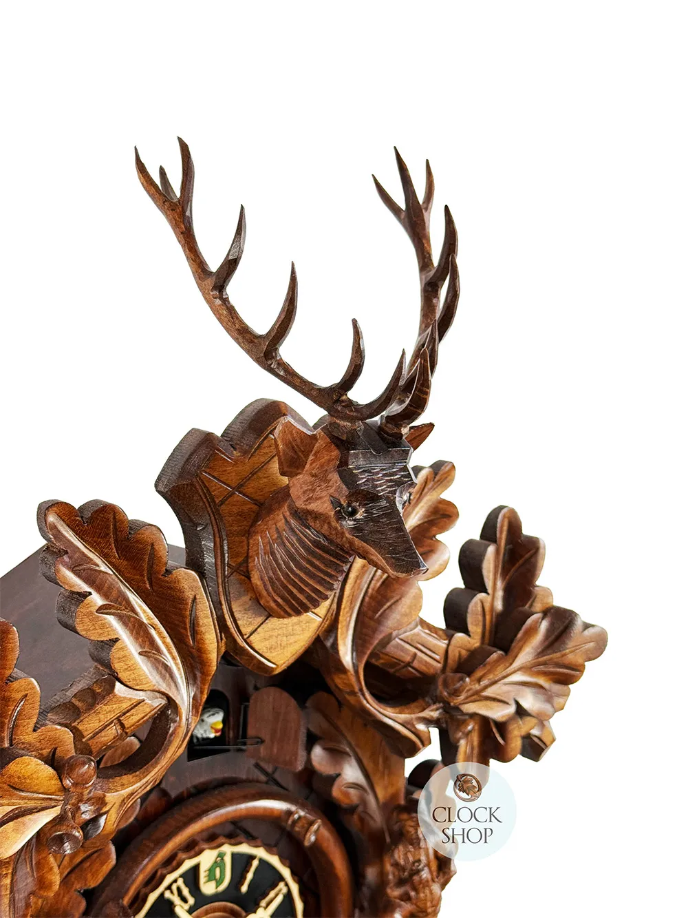 Hunter & Alpine Ibex 8 Day Mechanical Carved Cuckoo Clock By HÖNES image