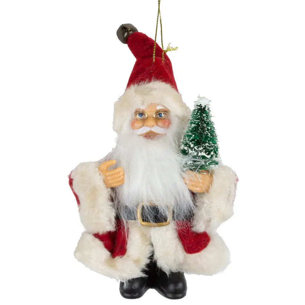 13cm Santa Hanging Decoration- Assorted Designs image