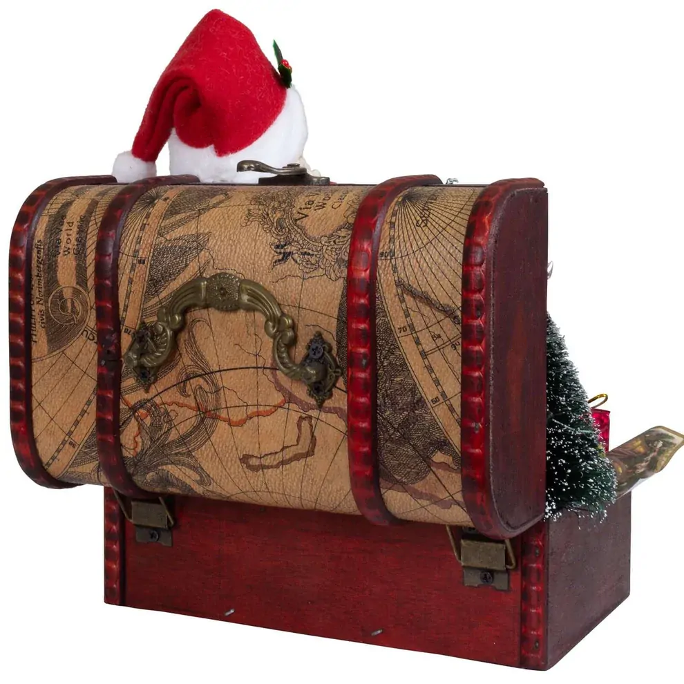 28cm Santa Claus Sitting On Chest image