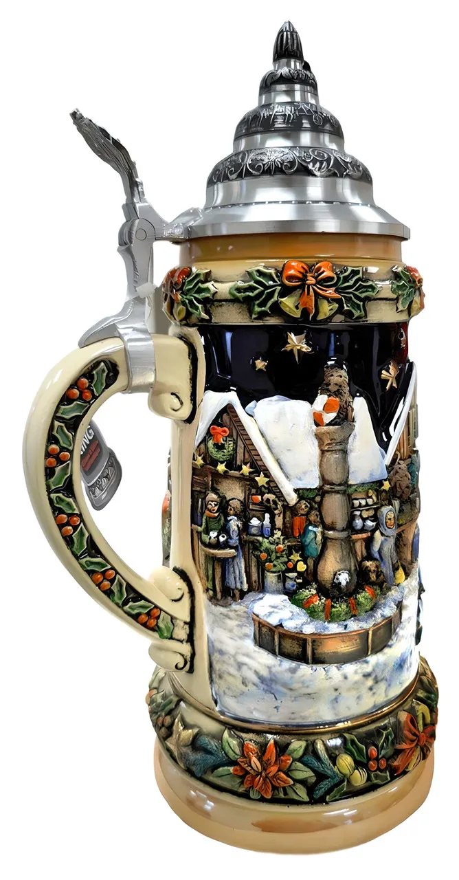 Santa At The Christmas Markets Beer Stein 0.75L By KING image
