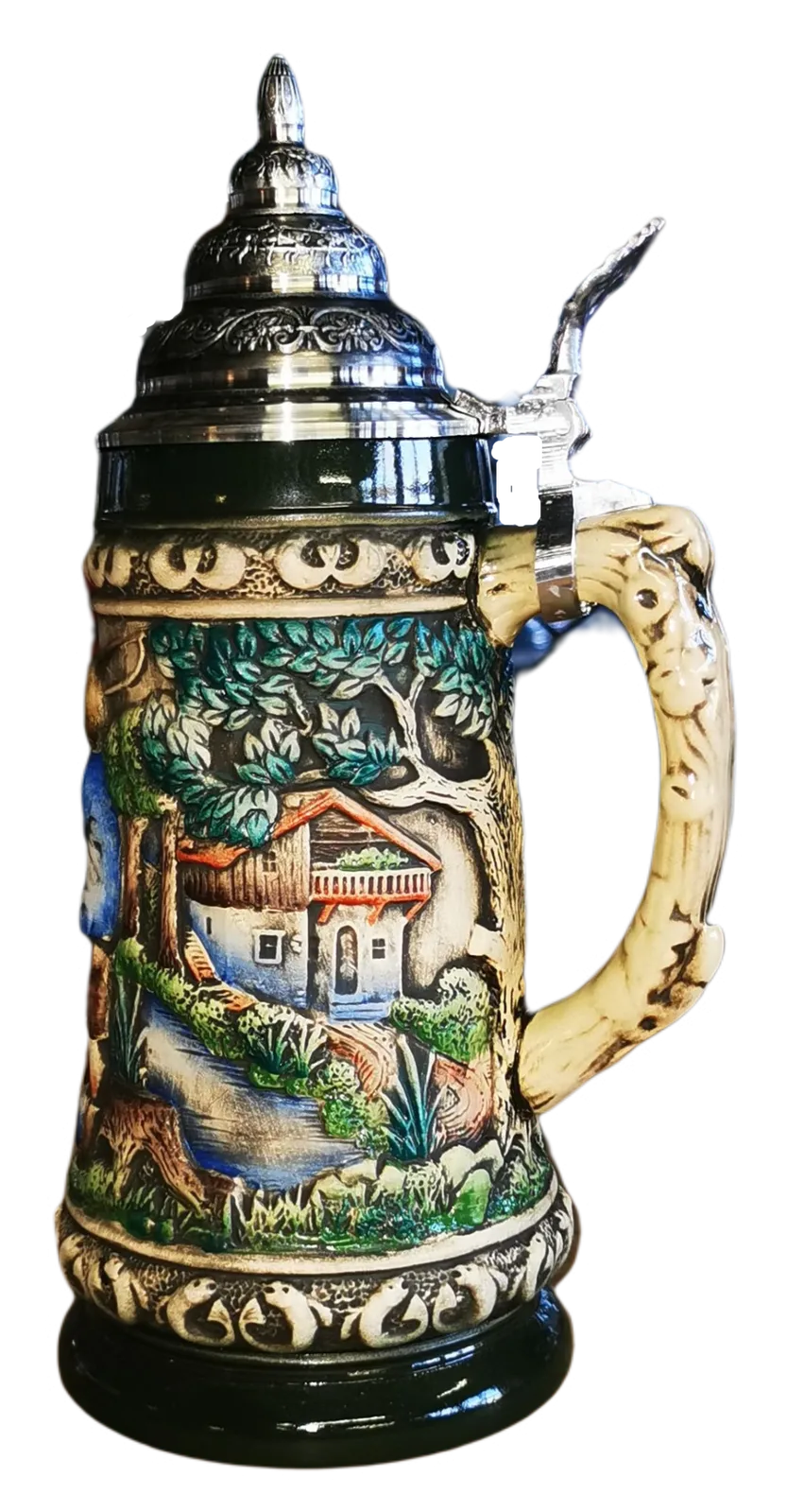Angler Beer Stein Rustic 0.5L By KING image