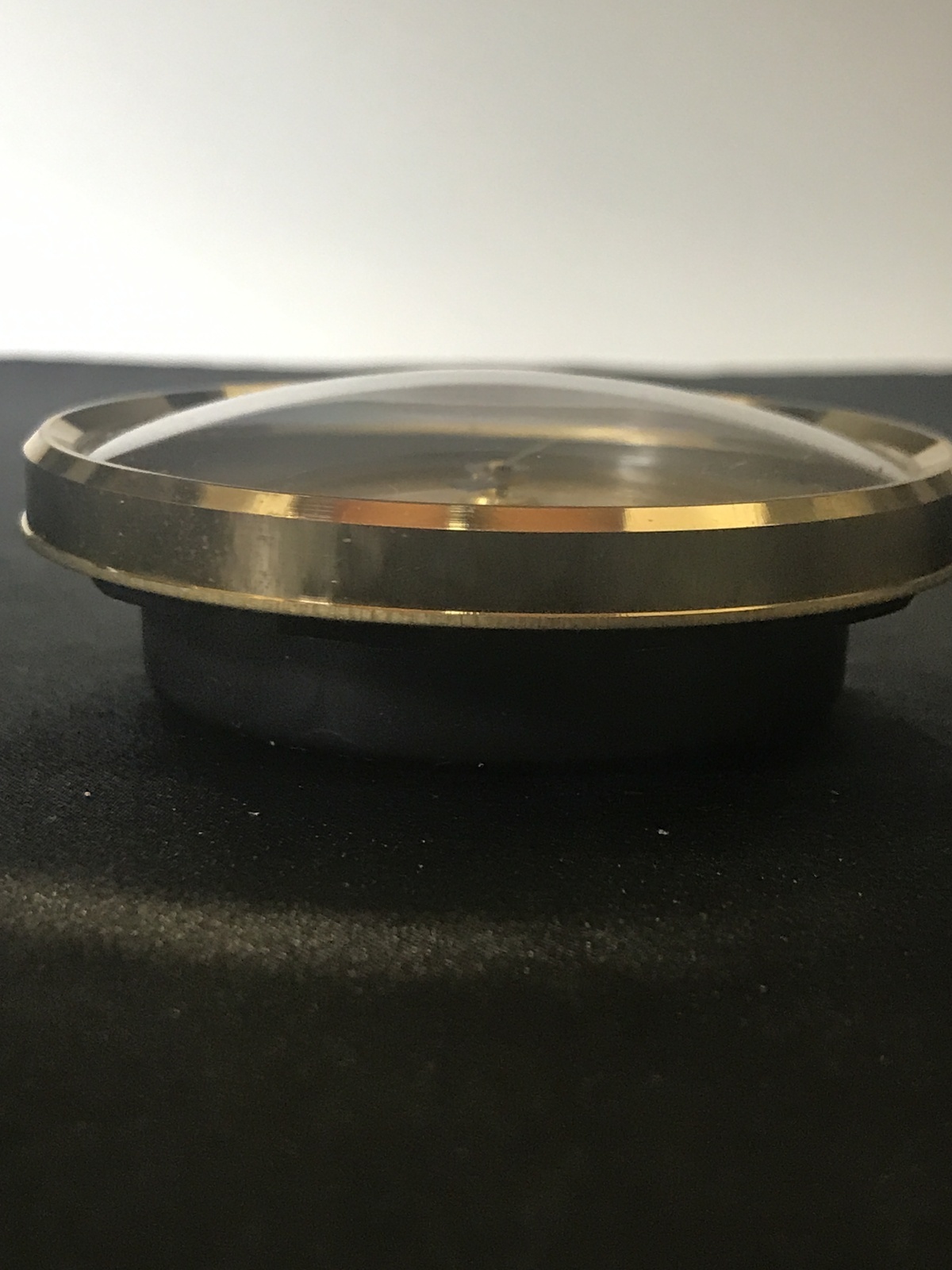 6.3cm Gold Hygrometer Insert With Gold Dial By FISCHER (Marked Bezel) image