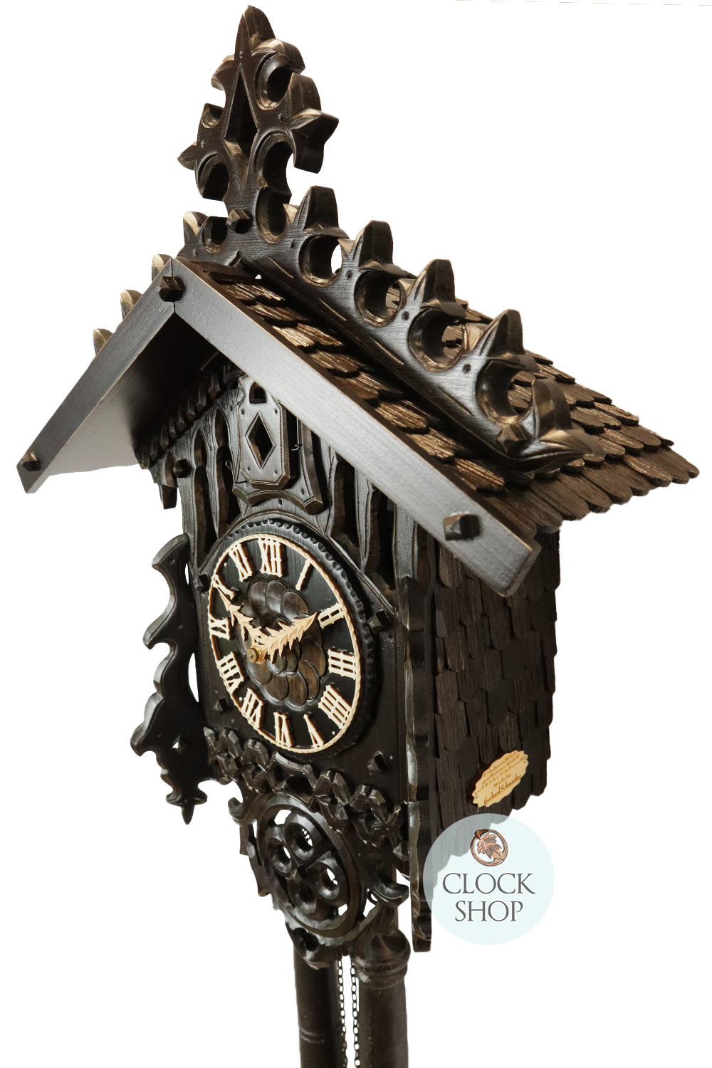 Railroad House Gothic 8 Day Mechanical Cuckoo Clock 48cm By GERHARD SCHMIEDER  image