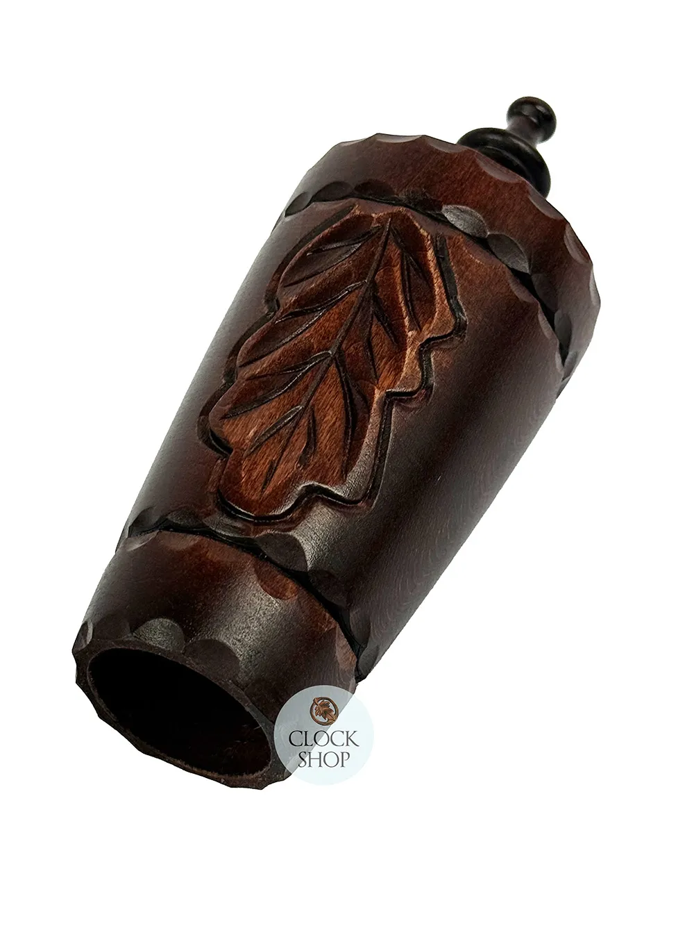 Hand Carved Chain Cup - Oak Leaf image
