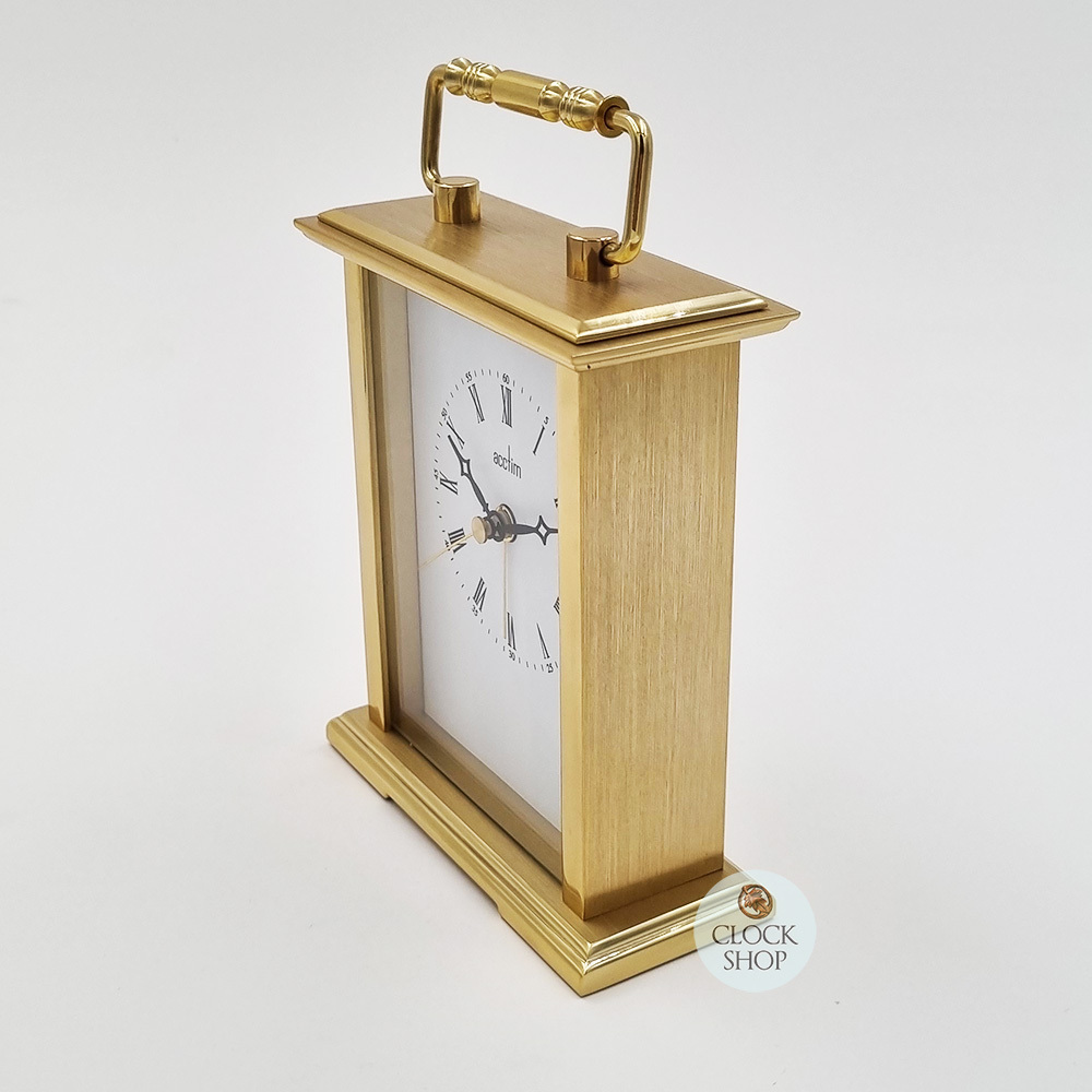 14.5cm Gainsborough Gold Battery Carriage Clock With Alarm By ACCTIM ...