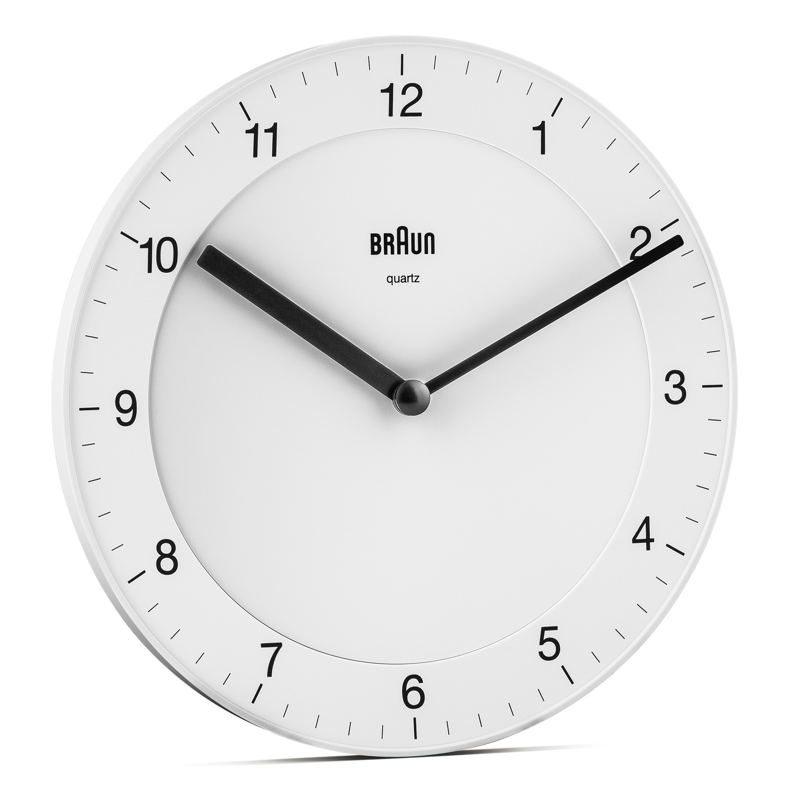 White Classic Analogue 20cm Wall Clock