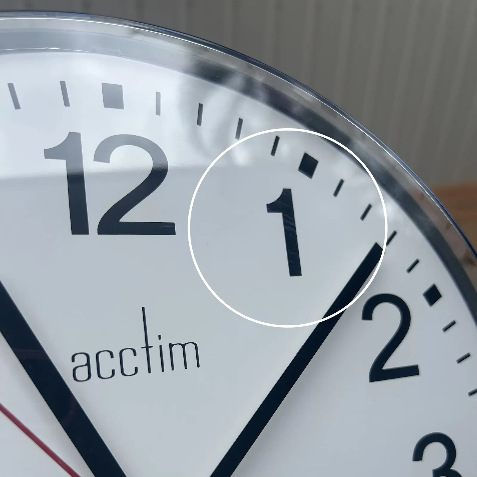 30.5cm Clerkenwell Round Silent Wall Clock By ACCTIM (Very Light Mark) image