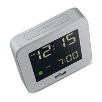 7.5cm Grey Digital Alarm Clock By BRAUN image