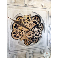 60.5cm Huntington Bronze Moving Gear Wall Clock By COUNTRYFIELD image