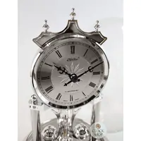 23cm Silver Anniversary Clock With Westminster Chime By HALLER image