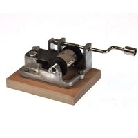 Classic Art Hand Crank Music Box- The Vitruvian Man by Da Vinci (Beethoven- Fur Elise) image