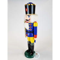 50cm Blue & Yellow King Nutcracker By Seiffener image