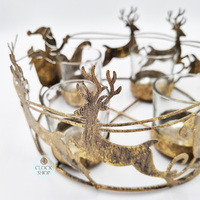 18cm Metal Advent Wreath image