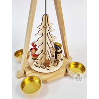 30cm Santa Claus Christmas Pyramid By Breitner image