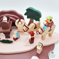 23 Piece Wooden Nativity Set image