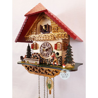 Walker & Water Wheel Battery Chalet Cuckoo Clock 32cm By TRENKLE image