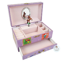 Dancing Horse Musical Jewellery Box With Drawer (Old McDonald) image