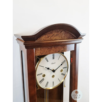 66cm Walnut 8 Day Mechanical Chiming Wall Clock By HERMLE image
