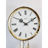 Polished Brass 8 Day Mechanical Wall Clock By AMS image