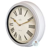 35.5cm Turin Grey Indoor / Outdoor Wall Clock By ACCTIM image