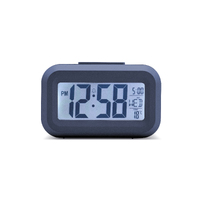 9cm Jago Midnight Blue LCD Digital Alarm Clock By ACCTIM image