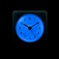 10cm Barber Blue Analogue Alarm Clock By ACCTIM image