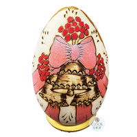 Woodburn Egg Russian Dolls- Pink Angels 15cm (Set Of 5) image