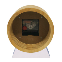 13.5cm Bloke White Silent Analogue Alarm Clock By CLOUDNOLA image
