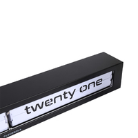 65cm Texttime Collection Black and White Flip Wall Clock By CLOUDNOLA image