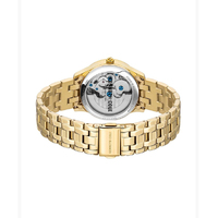 35mm Gold Automatic Womens Watch With Skeleton Dial By KENNETH COLE image