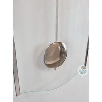 50cm Silver Pendulum Wall Clock By AMS image