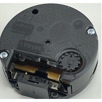 German Round Carriage Clock Quartz Movement (7mm Shaft- Suits Dials 0-1mm Thick) image