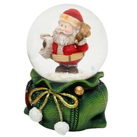 7cm Gift Santa Snow Globe- Assorted Designs image
