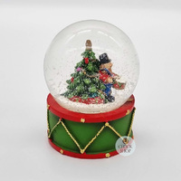 9cm Drumming Nutcracker Snow Globe image