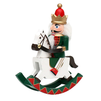 15cm Nutcracker on Rocking Horse - Assorted Designs image