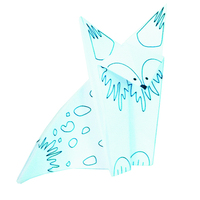 Colouring Origami- Fox image