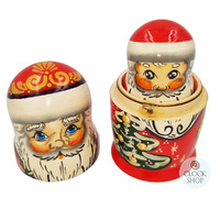 Santa Russian Dolls- 11cm (Set Of 5) image