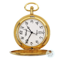 4.1cm Two Tone Floral Etch Pocket Watch By CLASSIQUE (Arabic) image