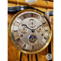 92cm Burlwood Mechanical Chiming Wall Clock By KIENINGER image