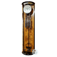 FACTORY SECOND - 122cm Burlwood Mechanical Chiming Wall Clock By KIENINGER image