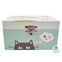 Dancing Cat Glow In The Dark Musical Jewellery Box (The Beatles-Let It Be) image