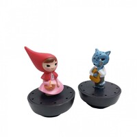 Little Red Riding Hood Music Box With Spinning Figurines (Vivaldi-The Spring) image