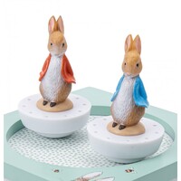 Peter Rabbit Music Box With Spinning Figurines (Mozart-Minuet) image