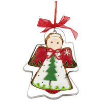 10cm Gingerbread Cookie Hanging Decoration- Assorted Designs image