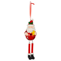 16cm Bell Figurine With Dangly Legs Hanging Decoration- Assorted Designs image