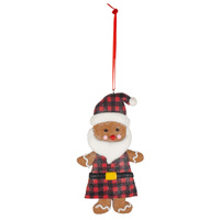 7cm Gingerbread Hanging Decoration- Assorted Designs image