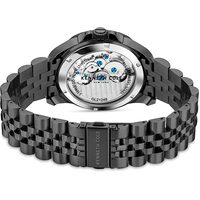 43mm Grey Automatic Mens Watch With Skeleton Dial & Grey Band By KENNETH COLE image